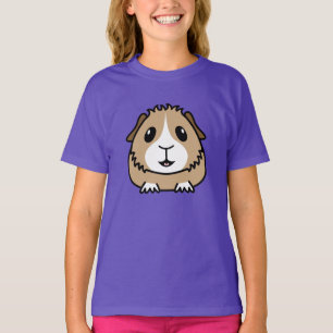 T-shirt enfant de la caricature Guinée porc