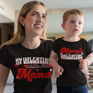 T-shirt Enfant de la famille Valentine de maman