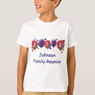 T-shirt enfant de la Réunion familiale du 4 juille