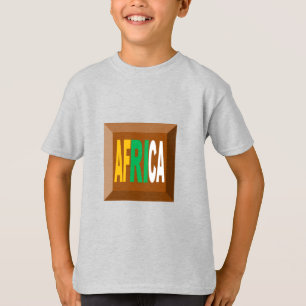 T-shirt enfant DESIGN frêne CHOCO AFRIQUE