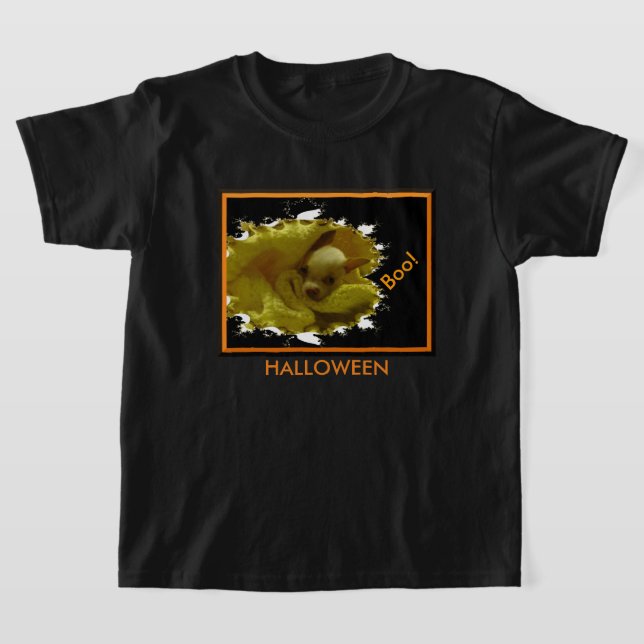 T-shirt enfant d'Halloween Chihuahua (Poser)