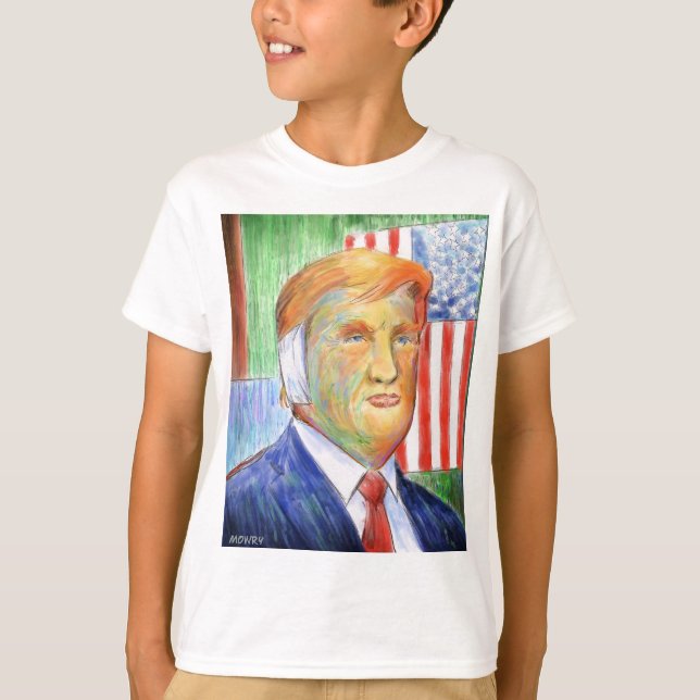 T-shirt enfant Donald Trump Van Gogh (Devant)