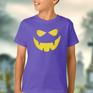 T-shirt enfant Éffrayant Citrouille Halloween