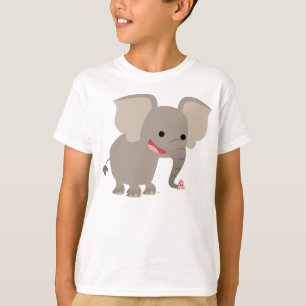 T-shirt enfant Éléphant de dessin animé qui rit