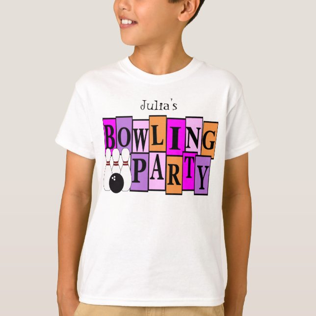T-shirt Enfant fait sur commande de fête d'anniversaire de (Devant)