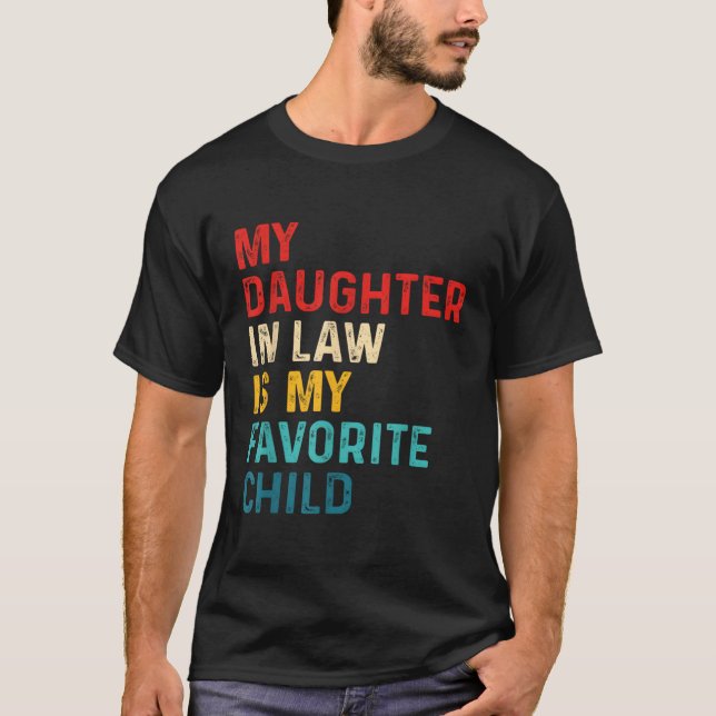 T-shirt Enfant favori Mon gendre Humour de famille (Devant)