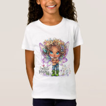 T-shirt enfant fée à faible intensité de rayonneme