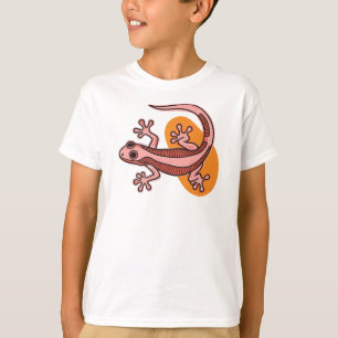 T-shirt enfant Gecko Rose – Tee-shirt Lézard Color