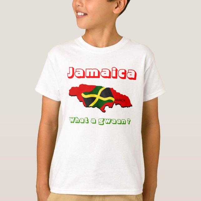 T-shirt enfant jamaïque (Devant)