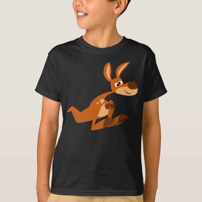 T-shirt enfant Kangaroo Silly Cartoon (Devant)