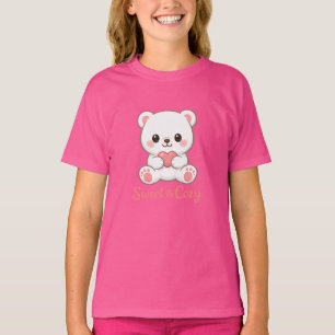 T-Shirt Enfant Ourson Doux & Cozy