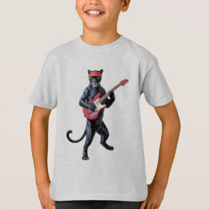 T-Shirt Enfant Panther Rock Star