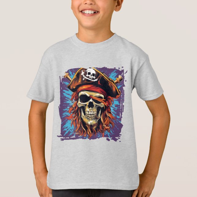 T-shirt enfant pirate (Devant)