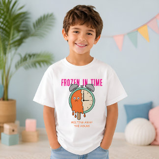 T-shirt enfant Popsicle Rétro Figé dans le Temps