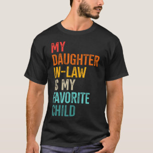 T-shirt Enfant préférée de son beau-père pour F