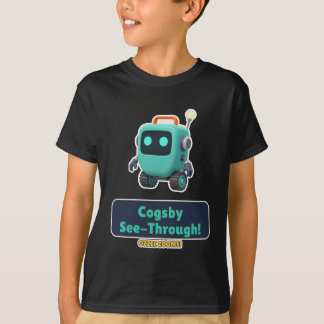 T-Shirt Enfant Robot Transparent - Robot Pelleur C