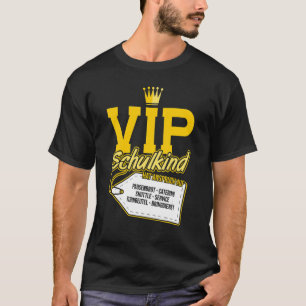T-shirt Enfant Scolaire Vip A Droit À La Restauration De P
