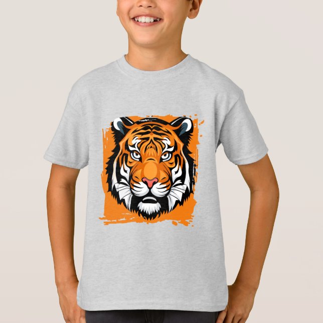 T-shirt enfant tigre (Devant)