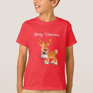 T-shirt enfant vacances Rudolph