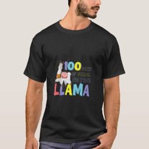 T-shirt Enfants 100 Jours d'école pas de Prob Llama - pas