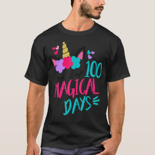 T-shirt Enfants 100 Magical Days Of School Unicorn 100th D
