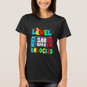 T-shirt Enfants 100ème De L'École Chemise Niveau 100 Jours