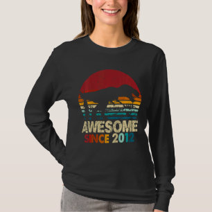 T-shirt Enfants 10e anniversaire Dinosaur Rex 10 ans Garço