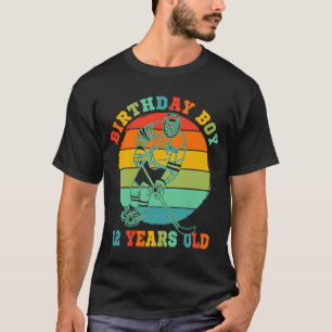 T-shirt Enfants 12 ans Hockey sur glace Rétro Anniversaire