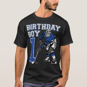T-shirt Enfants 1 an Hockey sur glace Thème Anniversaire P