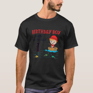 T-shirt Enfants 1 an Petit pêcheur Pêche Enfants