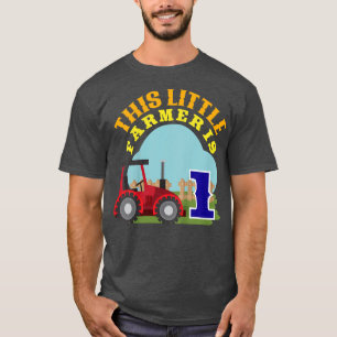 T-shirt Enfants 1er Anniversaire Ce Petit Agriculteur Est