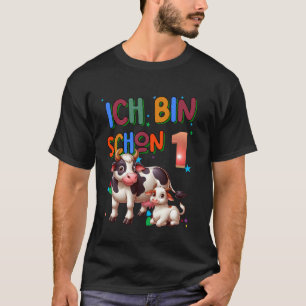 T-shirt Enfants 1er anniversaire Garçons Vache Fête d'anni
