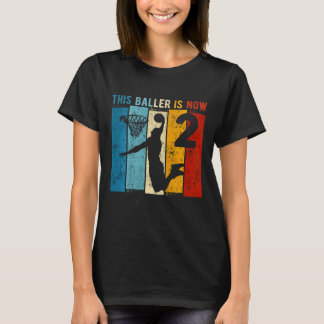 T-shirt Enfants 2 ans Bysketbyll 2e anniversaire garçon
