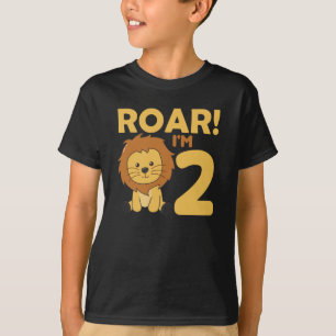 T-shirt Enfants 2. Lion d'anniversaire 2 ans Garçon