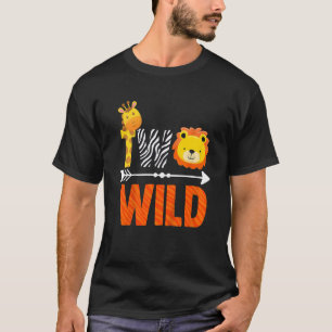 T-shirt Enfants 2e anniversaire Garçon animal Safari bébé 