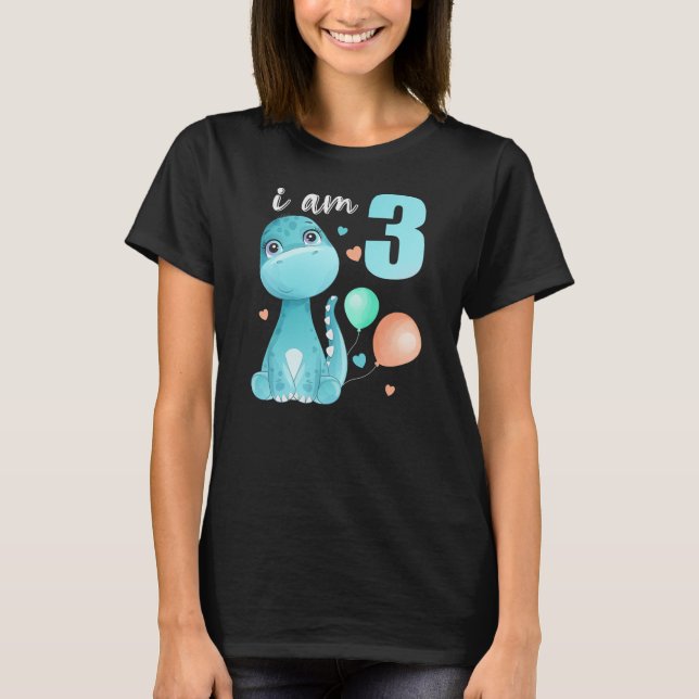 T-shirt Enfants 3 ans 3 ans tenue d'anniversaire Garçon fi (Devant)