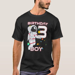 T-shirt Enfants 3 ans Anniversaire Astronaut 3e anniversai