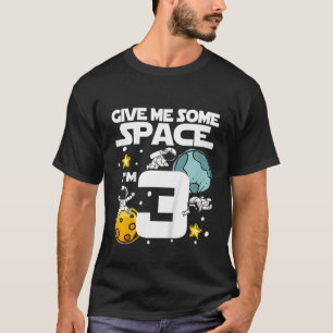 T-shirt Enfants 3 ans Espace extra-atmosphérique Anniversa