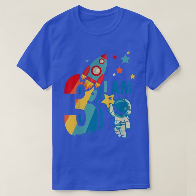 T-shirt Enfants 3e anniversaire Astronaut de l'espace extr (Design devant)