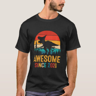 T-shirt Enfants 3e anniversaire Dinosaur 3 ans Garçon Awes