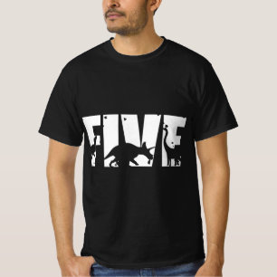 T-shirt Enfants 5 Ans Anniversaire Dinosaur T Rex Don,