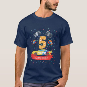 T-shirt Enfants 5E 5E Cinq Ans Joyeux Anniversaire Rac