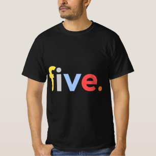 T-shirt Enfants 5e anniversaire garçon 5 ans 5 ans 5 ans 5