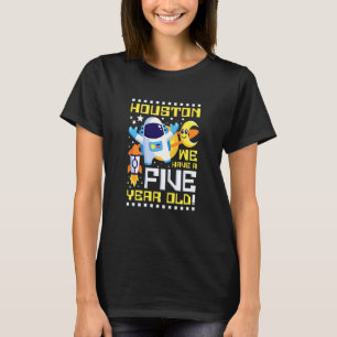T-shirt Enfants 5e anniversaire Houston Nous avons cinq an