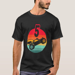 T-shirt Enfants 5e anniversaire I Racing Jeu I télécommand