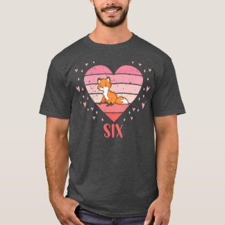T-shirt Enfants 6 ans mignonne pour anniversaire fille 6e 