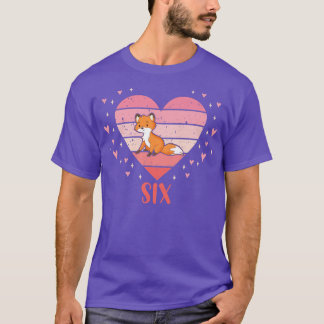 T-shirt Enfants 6 ans mignonne pour Anniversaire fille 6èm