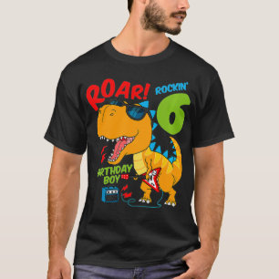 T-shirt Enfants 6e anniversaire 6 ans Garçon Rock Star TRe