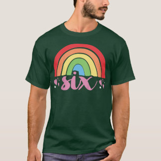 T-shirt Enfants 6e anniversaire Cadeau Arc-en-ciel Ventila