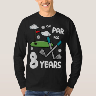 T-shirt Enfants 7e anniversaire Golf 7 ans Golfeur Turner